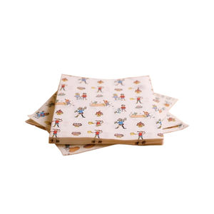 Serviettes carrées et essuie-tout imprimés en couleur avec motif de personnages de dessins animés, pâte à <span class=keywords><strong>papier</strong></span> vierge, emballage personnalisable - Product Image 6