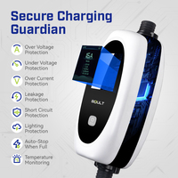 Cargador Portátil para Vehículos Eléctricos, 32A, Carga Rápida, 7KW, Tipo 2, Nuevo