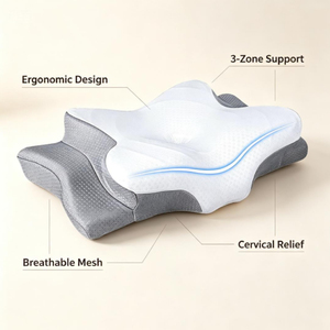 <span class=keywords><strong>Almohada</strong></span> Ergonómica de Espuma Viscoelástica Refrigerante, 15 °   <span class=keywords><strong>Almohada</strong></span> de Soporte Cervical Contorneada para Alivio del Dolor y Sueño Fresco Durante Toda la Noche, Compatible con OEM - Product Image 5