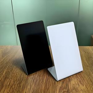 Biểu tượng tùy chỉnh <span class=keywords><strong>NFC</strong></span> tap Google PVC đứng mini RFID Tag không tiếp xúc QR mã Bảng Menu hiển thị đứng cho bàn hiển thị thanh toán - Product Image 3