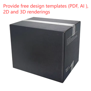 Nhà máy tùy chỉnh in logo sản phẩm Hộp bao bì hộp lớn màu đen vận chuyển hộp cho Tumblers - Product Image 2