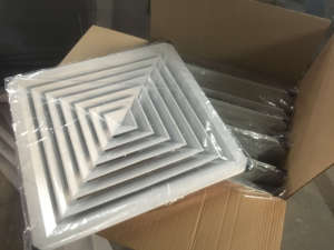 Mới hvacr CD-SB vuông trần khuếch tán khuếch tán bị mắc kẹt để trần phòng tắm nhà bếp nhà để xe phòng khách lựa chọn hàng đầu - Product Image 6