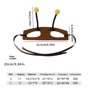 Diadema con disfraz para mascotas, divertida peluca para gatos y perros, accesorios lindos para el cabello para cosplay, para fiestas <span class=keywords><strong>de</strong></span> Halloween y accesorios para fotos. - Product Image 6