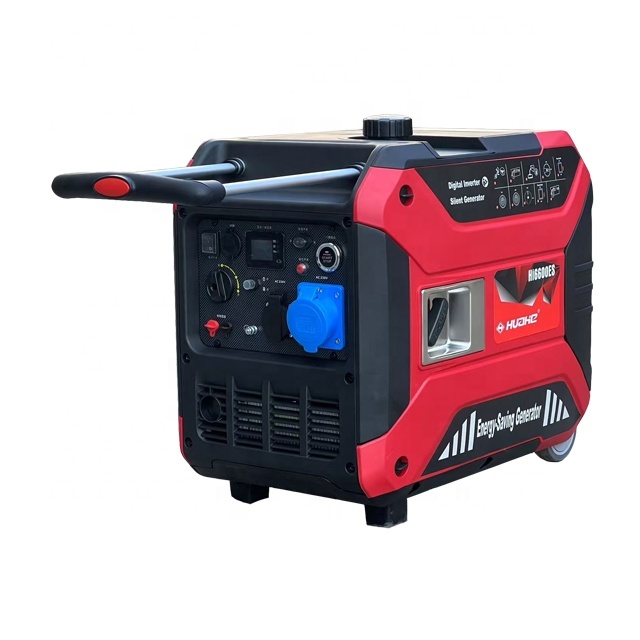 HUAHE 5KW Electric 4-Stroke 60/50Hz Portable Inverter Generator with 240cc