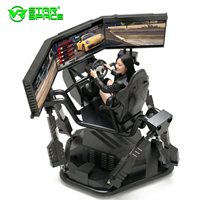 Simulador de Carreras F1 con Cabina de Conducción, 3 Pantallas, 6 DOF, Seis Ejes, para Venta