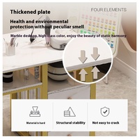 Fauteuil de Pédicure Professionnel Moderne pour Spa de Jour, Table de Manucure Simple ou Double, Meuble de Salon de Manucure Tendance Inclus