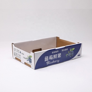 Boîte carton d'impression bleuets frais boîtes en carton ondulé pour l'emballage - Product Image 2