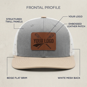 หมวกแก๊ปทรง Trucker ลายพราง 112 โปรไฟล์ พรีเมียม MOQ ต่ำ พร้อมป้ายยาง 3 มิติ แบบกำหนดเอง สำหรับแบรนด์<span class=keywords><strong>ก</strong></span>ลางแจ้ง - Product Image 3