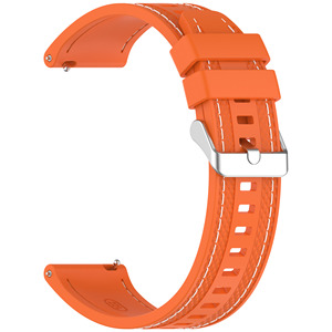 Bracelet universel en silicone à coutures IVANHOE 22mm pour Redmi Watch 5 Active / LITE pour COROS <span class=keywords><strong>APEX</strong></span> 46MM pour Xiaomi Watch S1 S2 S3 S4 - Product Image 6