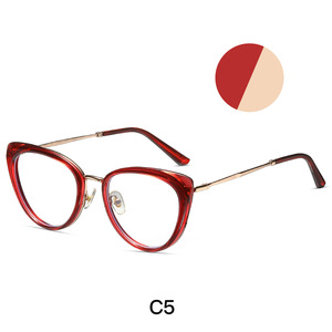 Monturas de Gafas Ópticas Unisex con Protección Anti-<span class=keywords><strong>Luz</strong></span> Azul, Parte Frontal de TR90 + Patillas de Metal, Diseño de Aro Completo, Ligeras y Elegantes - Product Image 3