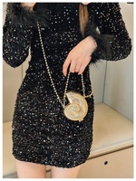 Sac de soirée brillant en acrylique 2026 pour femme, sac à paillettes doré, sacs de mariage, de fête et de bal, mini sacs à bandoulière