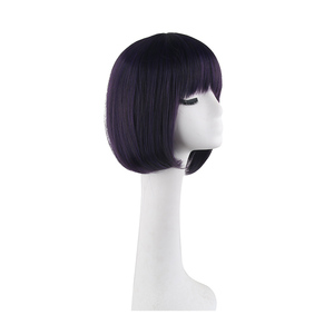 Peluca <span class=keywords><strong>de</strong></span> Cosplay <span class=keywords><strong>de</strong></span> Anzai Noriko auténtica <span class=keywords><strong>de</strong></span> primera calidad <span class=keywords><strong>de</strong></span> Scum's Wish <span class=keywords><strong>Anime</strong></span> con rubio ceniza suave a Color degradado púrpura oscuro - Product Image 2