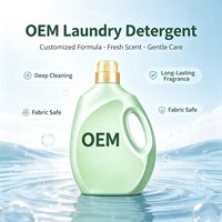 Lessive liquide portable antibactérienne éclaircissante à marque privée, parfum jasmin, pour blanchir les vêtements