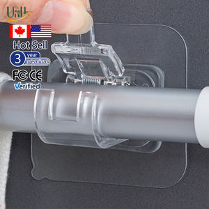 Rideaux de Maison Rideaux de Douche Serviettes Rideaux de Porte Tringles de Suspension Tringles Télescopiques Pinces Fixes Supports Autocollants - Product Image 3