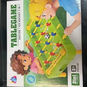 Jeu <span class=keywords><strong>de</strong></span> table <span class=keywords><strong>de</strong></span> football et hockey sur <span class=keywords><strong>glace</strong></span> 2 en 1, double gameplay, interaction parent-enfant, dès 3 ans, jouet en plastique, sport d'intérieur - Product Image 1