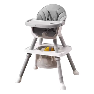 Chaise haute pour bébé 15 en 1 Chaise haute convertible pour bébés tout-petits Sièges rehausseurs avec plateau, chaises hautes avec centre <span class=keywords><strong>d</strong></span>'activités pour bébés - Product Image 2