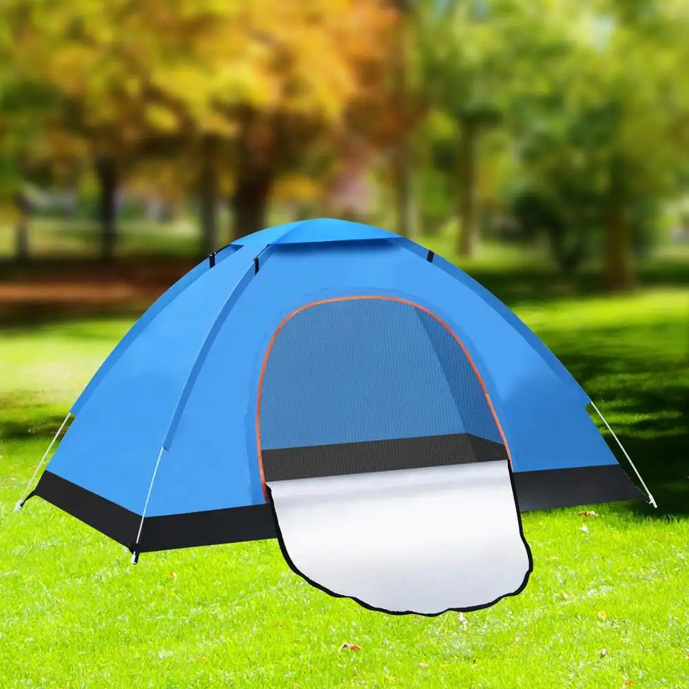 Waterproof fishing Tent Advanced Venting Design outdoor tent camping with Gate Mat