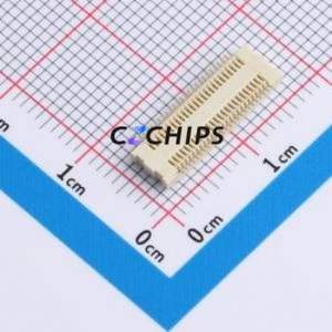 GT-B0504FSV20-50S1101 Board-to-Board & Backplane Connector SMD,P=0.5mm Connector 50P 0.5mm Vertical Mount 2 - Product Image 2