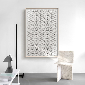 <span class=keywords><strong>Peinture</strong></span> murale moderne de luxe en porcelaine cristalline à effet 3D abstrait <span class=keywords><strong>noir</strong></span> <span class=keywords><strong>et</strong></span> blanc pour la décoration de la maison - Product Image 3