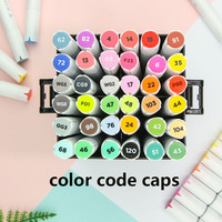 Bview Art 108 Couleurs Double Conseils Dessin Marqueur Stylo Feutre Pointe Marqueurs D'alcool Pour Artiste