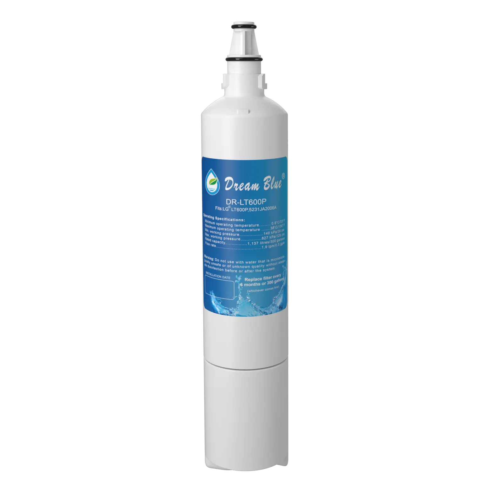 NSF42 372 CE Factory price activated carbon home fridge refrigerator inline water filter LT600P hot sell