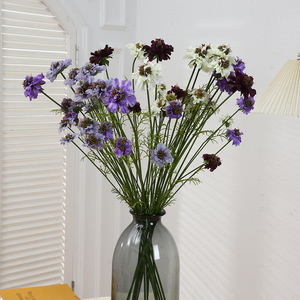 Margaritas simuladas Lilas Asas simuladas Ramos de flores Decoraciones para el hogar Mesas de comedor Decoraciones florales Accesorios - Product Image 2