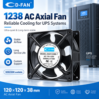 Ventilateurs axiaux électroniques AC 120x120x38mm 12038 120mm 120V 220V pour la ventilation des systèmes UPS