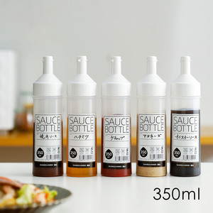 Bottiglia Squeeze in Plastica Bianca da 350ml per <span class=keywords><strong>Cucina</strong></span>, Contenitore Vuoto per Condimenti, Salsa, <span class=keywords><strong>Senape</strong></span>, Condimento per Insalata, Bottiglia Spray per Feste - Product Image 2