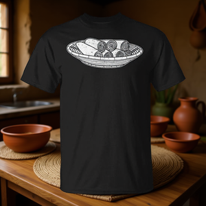 Camiseta con diseño de Injera, pan plano africano, cocina etíope, Eritrea, Sudán - Product Image 3