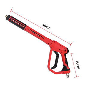 Pistolet de nettoyeur haute pression robuste en acier inoxydable rouge 5000 psi pour le <span class=keywords><strong>lavage</strong></span> de voitures <span class=keywords><strong>professionnel</strong></span> et le detailing - Product Image 4