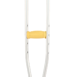 Adjustable Aluminum Alloy Underarm Crutches With <b>Spring</b> <b>Clip</b> Lock For 153-175cm Height Rehabilitation Walking Aid - Product Image 5