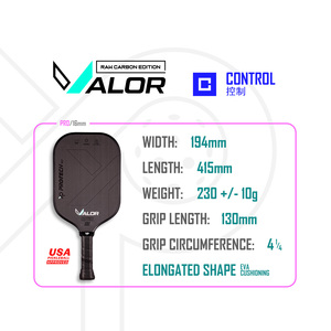 Hiệu suất cao usapa được phê duyệt PROTECH ipaddle pickleball mái chèo T700 3K sợi carbon mặt lai hình dạng cho sét nhanh - Product Image 3