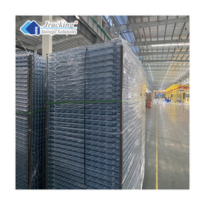 Au kho công nghiệp chọn lọc Pallet giá thép mạ kẽm bền với Sàn Lưới thép bền 5 lớp tấm lưu trữ an toàn - Product Image 5