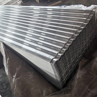 Haute Qualité Bon Prix En Gros 0.35mm Zinc Galvanisé En Acier Ondulé Toiture En Fer Feuille De Toit Ondulé pour Maison