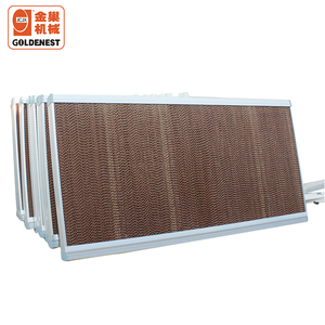 Mur de refroidissement automatique pour éleveur de poulets de chair de ferme de poulet - Product Image 1