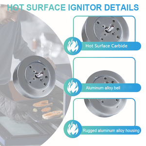 Minuterie de four mécanique ronde de 1 à 120 minutes pour cuisinière électrique et interrupteur à <span class=keywords><strong>micro</strong></span>-<span class=keywords><strong>ondes</strong></span>, accessoires pour hôtels et camping-cars. - Product Image 2