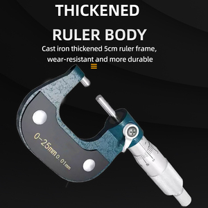 Professionele Digitale <span class=keywords><strong>Micrometer</strong></span> <span class=keywords><strong>0</strong></span>-25/25-50/50-75/100 Mm Nonius Schuifmaat Meetinstrument <span class=keywords><strong>Micrometer</strong></span> Meet Gereedschap - Product Image 3
