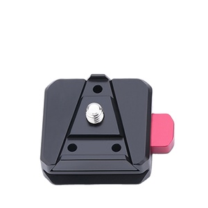DMIDITIR Mini V-Mount Plate Pocket à dégagement rapide V-Lock <span class=keywords><strong>Film</strong></span> vidéo KC12 <span class=keywords><strong>Cage</strong></span> avec 1/4 "-20 trous filetés Accessoires de caméra - Product Image 1