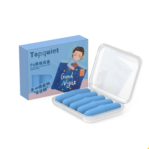 TISHRIC <strong>Best</strong> Seller Cloud Soft PU <strong>Foam</strong> <strong>Ear</strong> <strong>Plugs</strong> 10Pcs Comfortable Soundproof for Home Travel <strong>Sleep</strong> Snoring China - Product Image 1