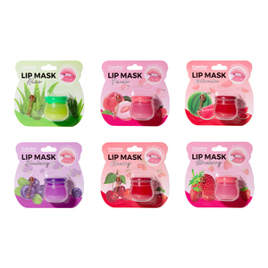 Exfoliante de labios profesional y máscara para dormir de noche protege el cuidado de los labios haz tu propia máscara de labios hidratante de marca para mujeres - Product Image 5