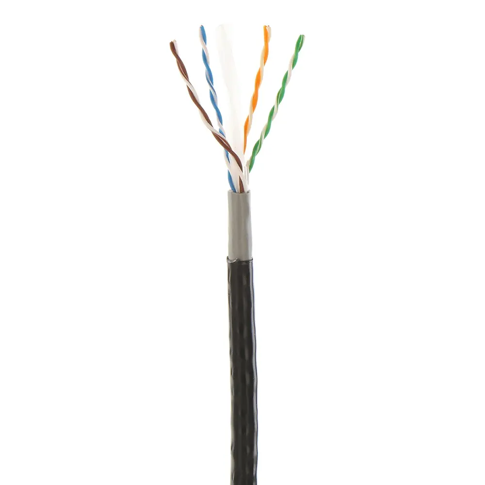 Сетевой кабель для использования вне помещений UTP cat6 4 пары cca 0,5 мм 0,56 мм сетевые кабели из чистой меди кабель utp cat6 utp