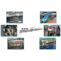 Línea de Producción Semiautomática de Papas Fritas y Chips de Yuca de 200 kg/h, Máquina para Hacer Papas Fritas y Chips de Yuca