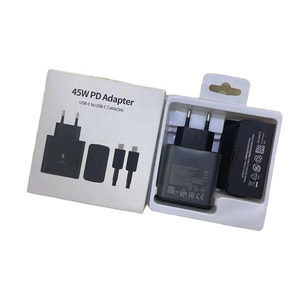 <span class=keywords><strong>Adaptateur</strong></span> de <span class=keywords><strong>chargeur</strong></span> <span class=keywords><strong>rapide</strong></span> Type C 45W, sortie 5V/3A, fonction PD pour téléphone portable, protection OTP, matériau ABS - Product Image 1