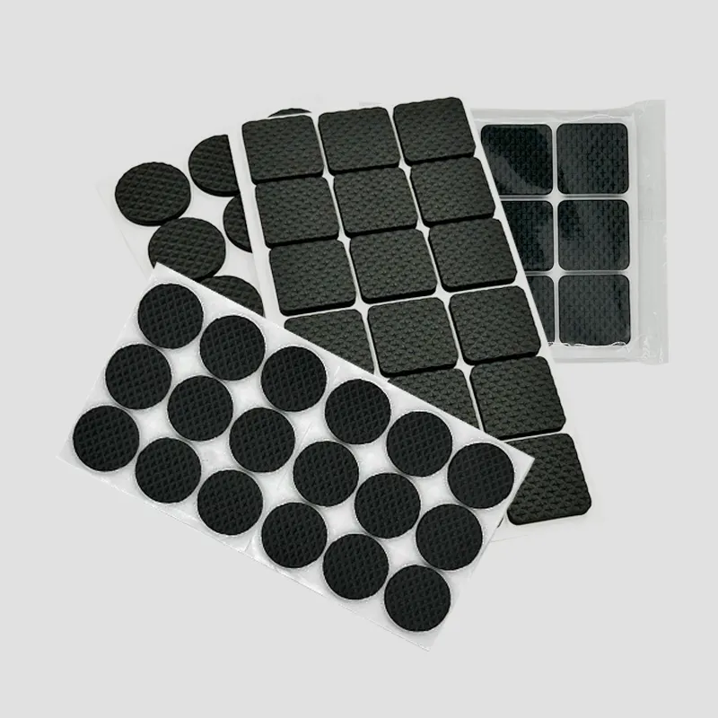 Customized and standard sizes Antislip and high Temperature Resistance Rubber Pad with 3M double side tape