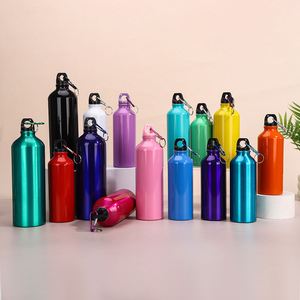 Botella de Agua Deportiva de Aluminio Metálico Personalizada con Impresión, 300ml 400ml 500ml 600ml 750ml 1000ml, Regalo Promocional para Actividades al Aire Libre - Product Image 2