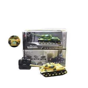 थोक 1:32 चार चैनलों B34 और टाइगर 1 सिमुलेशन आर सी टैंक खिलौना रिमोट कंट्रोल खिलौना टैंक