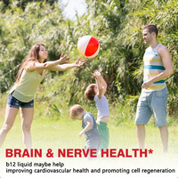 OEM ODM Gouttes liquides de Vitamine B12 avec Vitamine B12 D3 Calcium : Stimule le métabolisme énergétique, favorise la fonction nerveuse et la production de globules rouges