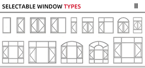 หน้าต่าง UPVC แบบเลื่อนเดี่ยว สไตล์อเมริกัน สีตามสั่ง ดีไซน์ทันสมัย - Product Image 4
