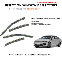 Déflecteurs de fenêtre latérale pare-pluie pour Toyota Cruiser 2019-2020 accessoires auto