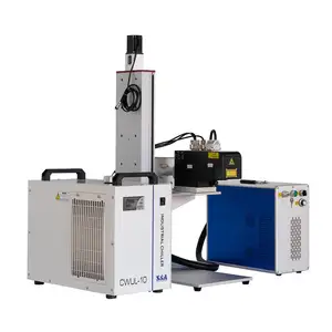 3D JPT 5w 10w 15w dynamic uv laser marking machine for glass cup plastic